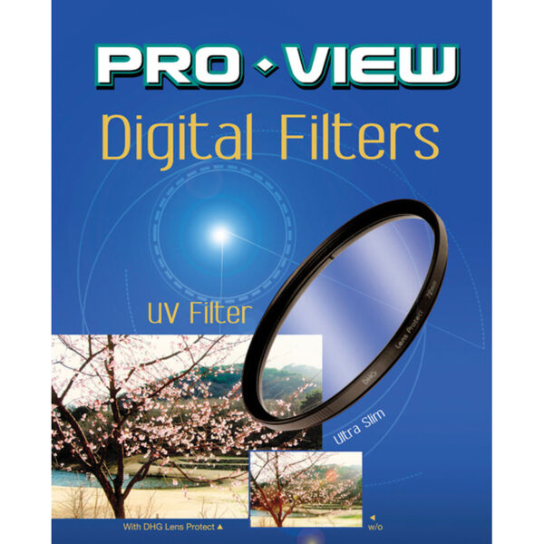 ProView 72mm UV Lens Filter Slim Digital HD Protector Guard Multi-Coated 1