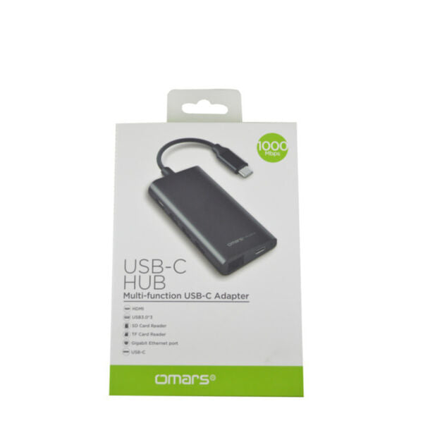 Omars USB - C Hub 8 in 1 Multi- Function Adapter  1