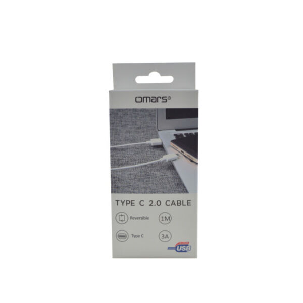 Omars Type C 2.0 Cable 1m White  1