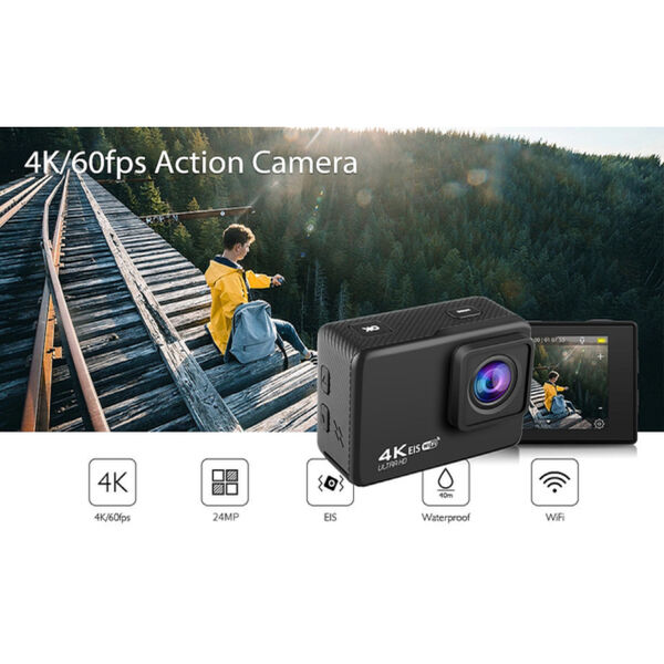 PULSE ActionCam REAL 4K 60fps in Black 2