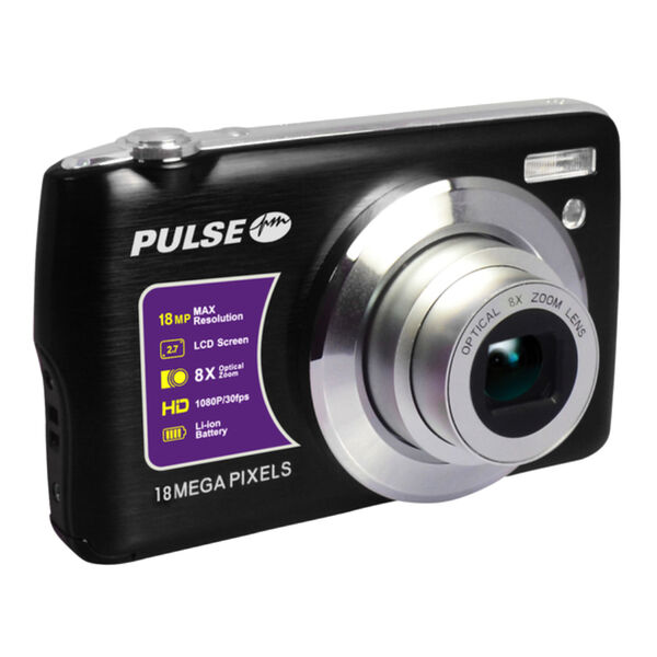 PULSE 8x Optical Zoom Compact Camera BLACK 2