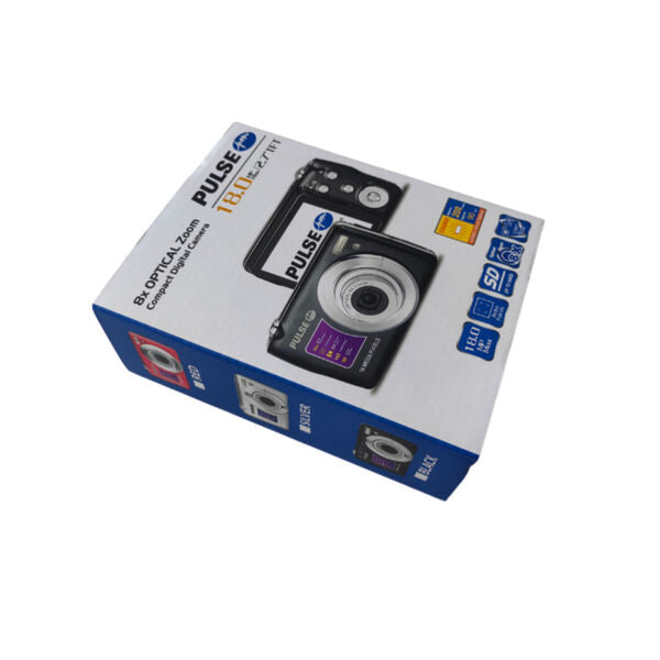 PULSE 8x Optical Zoom Compact Camera BLACK 4
