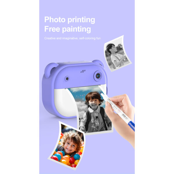 PULSE Instant Thermal Print Digital Camera Blue 5