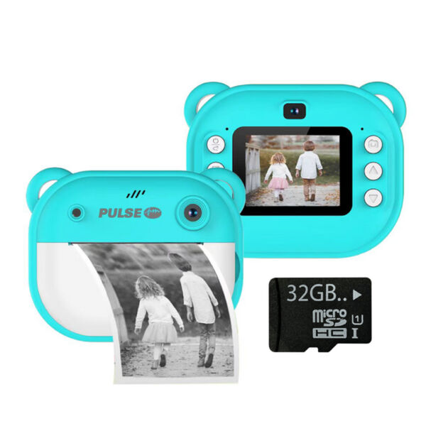 PULSE Instant Thermal Print Digital Camera Green 1