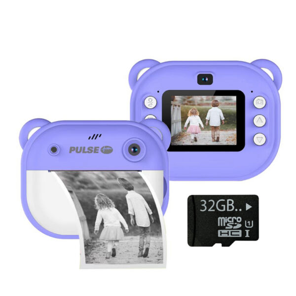 PULSE Instant Thermal Print Digital Camera Purple 1