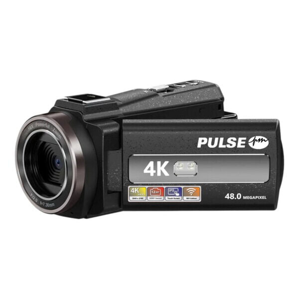 PULSE 4K Digital Video Camera WiFi, IR, Touch Screen 3