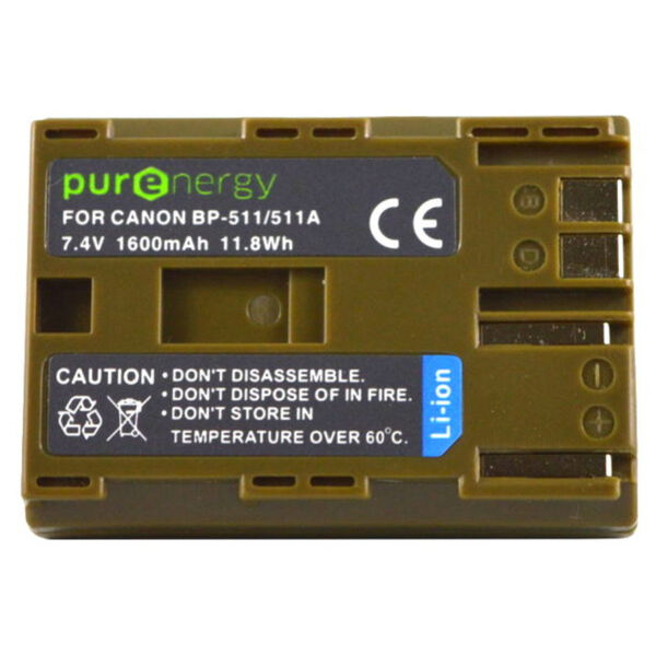 PurEnergy Canon BP-511A Replacement Battery  3