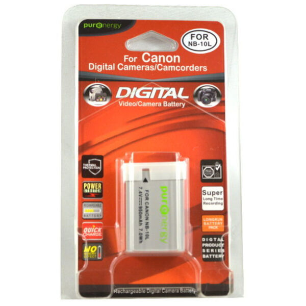 PurEnergy Canon NB-10L Replacement Battery 1
