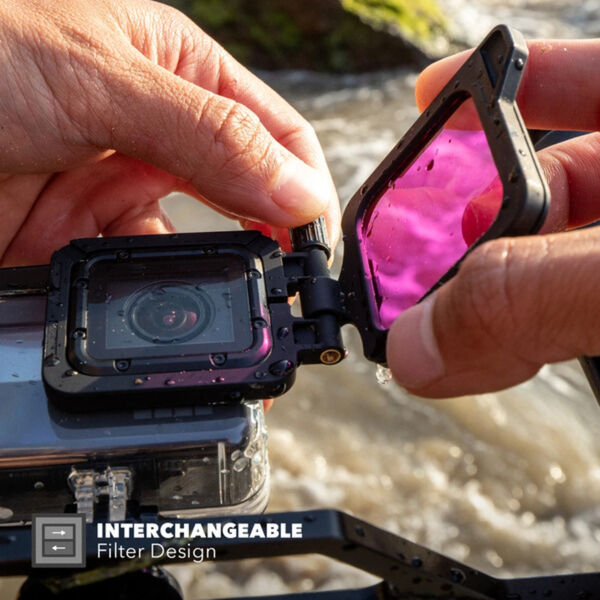 PolarPro Hero7 Black DiveMaster Red / Magenta Filter Kit 2